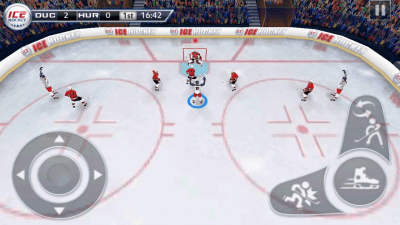 Screenshot of the application Ice Hockey 3D - #3