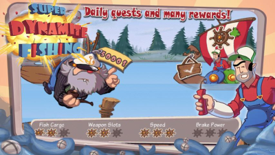 Screenshot of the application Super Dynamite Fishing - #4