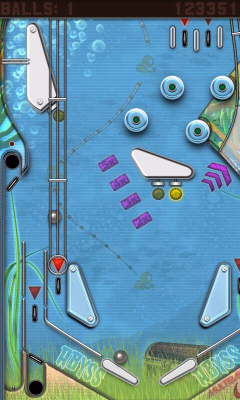 Screenshot of the application Pinball Deluxe - #3