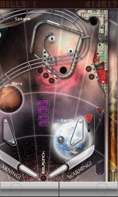 Screenshot of the application Pinball Deluxe - #5