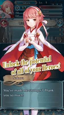 Screenshot of the application Fire Emblem Heroes - #5