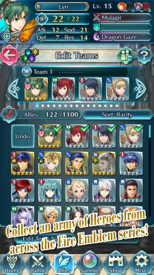 Screenshot of the application Fire Emblem Heroes - #7