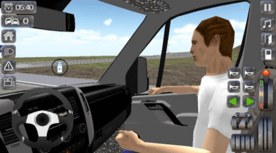 Screenshot of the application Minibus Sprinter Passenger Game 2019 - #4