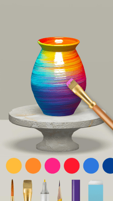 Screenshot of the application Pottery.ly 3D - three-dimensional relaxing pottery - #2