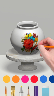 Screenshot of the application Pottery.ly 3D - three-dimensional relaxing pottery - #4