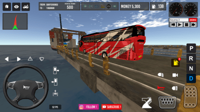 Screenshot of the application IDBS Bus Simulator - #1