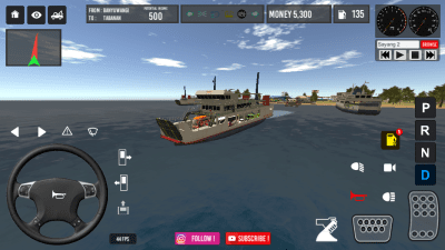 Screenshot of the application IDBS Bus Simulator - #6