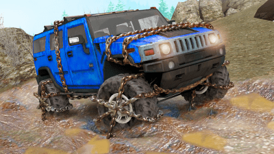 Screenshot of the application Extreme Offroad Mud Truck Simulator 6x6 Spin Tires - #3