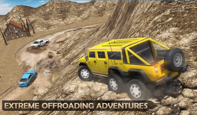 Screenshot of the application Extreme Offroad Mud Truck Simulator 6x6 Spin Tires - #4
