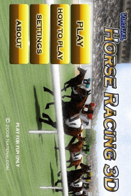 Screenshot of the application Virtual Horse Racing 3D - #1