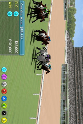 Screenshot of the application Virtual Horse Racing 3D - #2