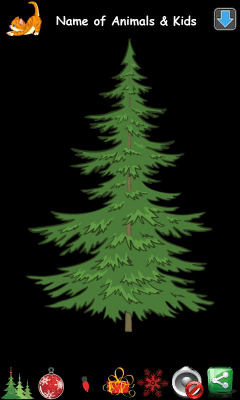 Screenshot of the application Decorate the Christmas Tree - #7
