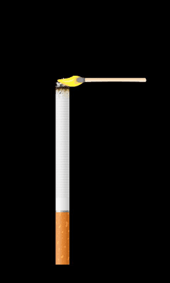 Screenshot of the application Virtual Cigarette - #1