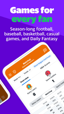 Screenshot of the application Yahoo Fantasy Sports - #2