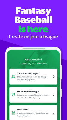 Screenshot of the application Yahoo Fantasy Sports - #3