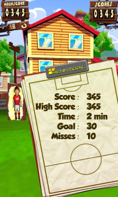 Screenshot of the application Soccer Shoot HD - #5