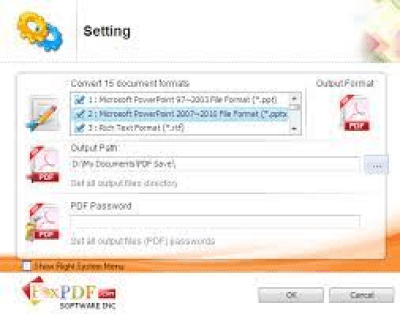 Screenshot of the application FoxPDF PowerPoint Viewer - #1