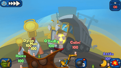 Screenshot of the application Worms 2: Armageddon - #4