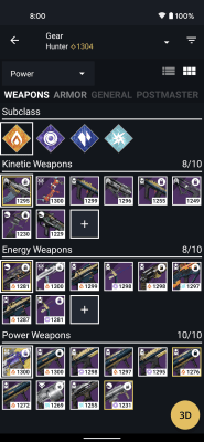 Screenshot of the application Destiny 2 Companion - #6