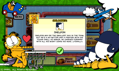 Screenshot of the application Garfields Defense - #4