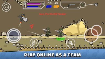 Screenshot of the application Mini Militia - Doodle Army 2 - #1