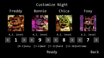 Screenshot of the application Five Nights at Freddy's - #8