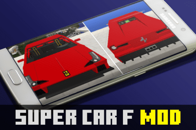 Screenshot of the application Super Car F. Mod for MCPE - #1