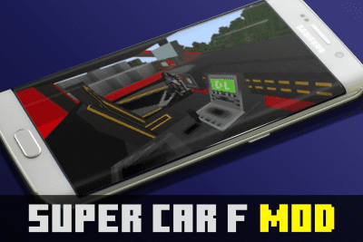 Screenshot of the application Super Car F. Mod for MCPE - #2