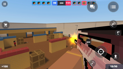 Screenshot of the application Block Strike - #6