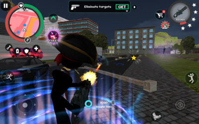 Screenshot of the application Stickman Rope Hero 2 - #5