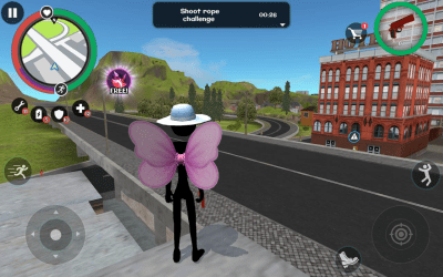 Screenshot of the application Stickman Rope Hero 2 - #7