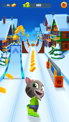 Screenshot of the application Talking Tom: Running for Gold - #1