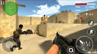 Screenshot of the application Gun & Strike 3D - #4