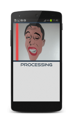 Screenshot of the application Camera Ugly Face Detector - #2