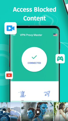 Screenshot of the application VPN Master - #1