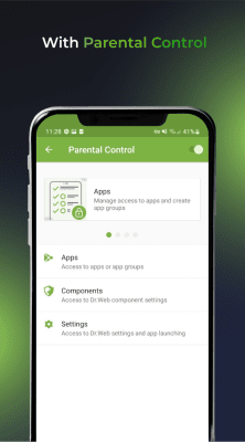 Screenshot of the application Dr.Web Security Space - #5