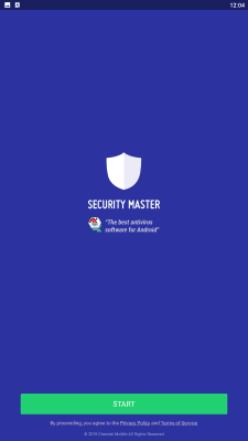 Screenshot of the application Security Master - #1