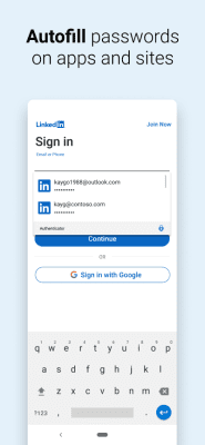 Screenshot of the application Microsoft Authenticator - #3
