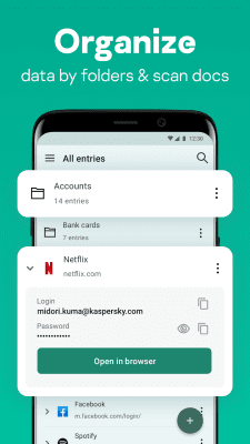 Screenshot of the application Kaspersky Password Manager - #1