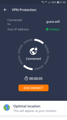 Screenshot of the application AVG Protection - #3