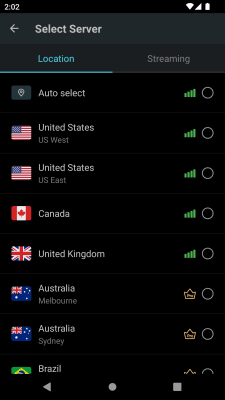 Screenshot of the application Secure VPN - #2