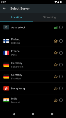 Screenshot of the application Secure VPN - #3