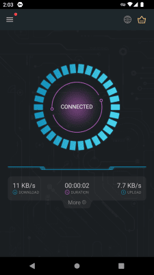 Screenshot of the application Secure VPN - #5