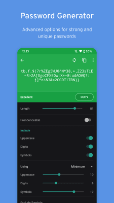 Screenshot of the application Enpass Password Manager - #7