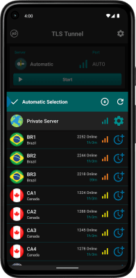 Screenshot of the application TLS Tunnel - #4