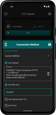 Screenshot of the application TLS Tunnel - #6