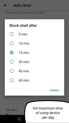 Screenshot of the application Kid's Shell - children's corner - #8