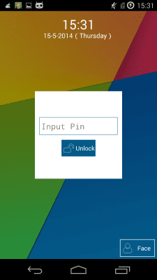 Screenshot of the application Lock by Face - #3