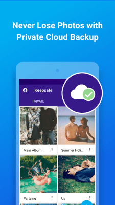 Screenshot of the application Private Photo Vault - Keepsafe - #1