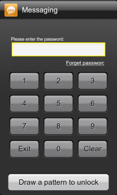 Screenshot of the application App Lock - #1